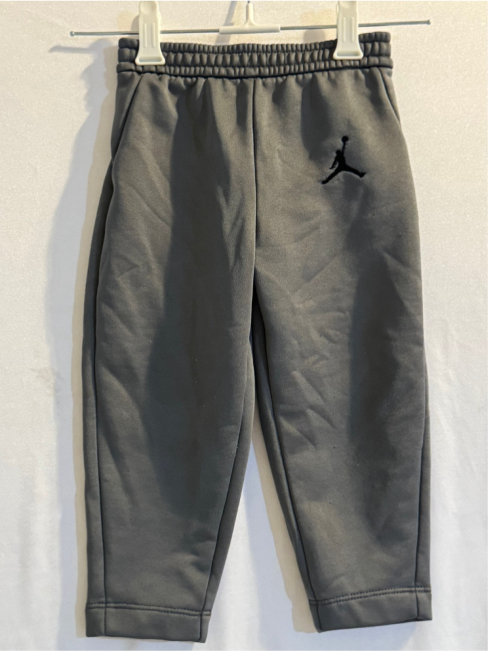 Jordan Baby Boys Sweatpants 24 Months Grey Black Joggers